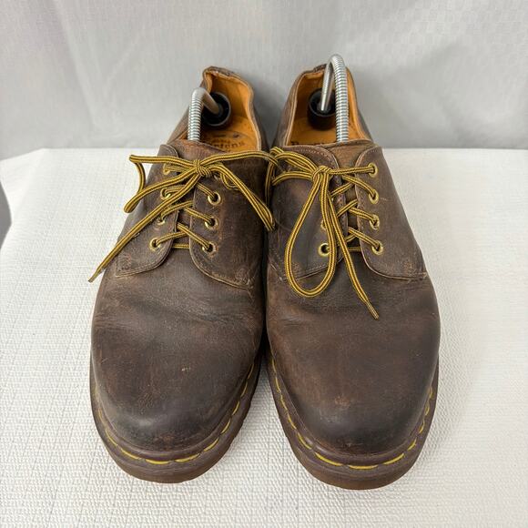 Dr Martens Shoes Mens Size 13 US Brown Leather Oxford Made in England Vintage main image 7